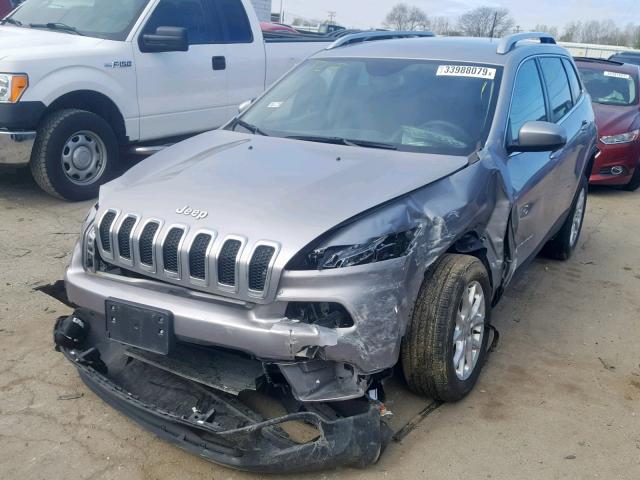 1C4PJLCB3JD574161 - 2018 JEEP CHEROKEE L GRAY photo 2