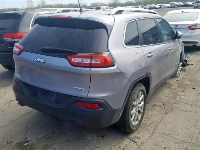 1C4PJLCB3JD574161 - 2018 JEEP CHEROKEE L GRAY photo 4