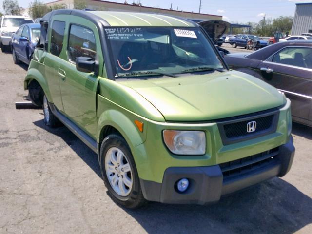 5J6YH18726L004202 - 2006 HONDA ELEMENT EX GREEN photo 1