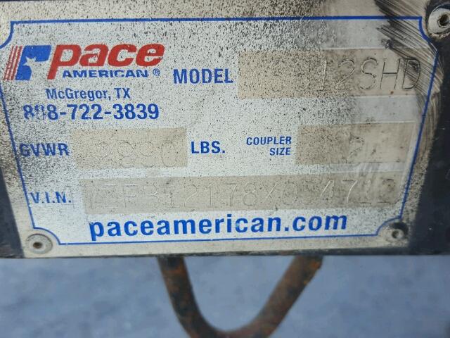 47ZFB12178X054712 - 2008 PACE AMERICAN WHITE photo 10