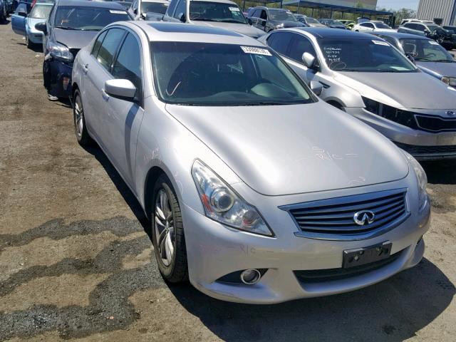 JN1CV6AP4DM720254 - 2013 INFINITI G37 BASE SILVER photo 1