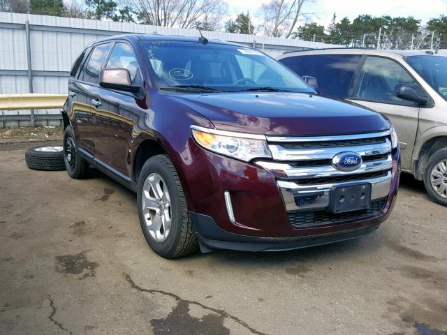 2FMDK3JC9BBA30519 - 2011 FORD EDGE SEL PURPLE photo 1