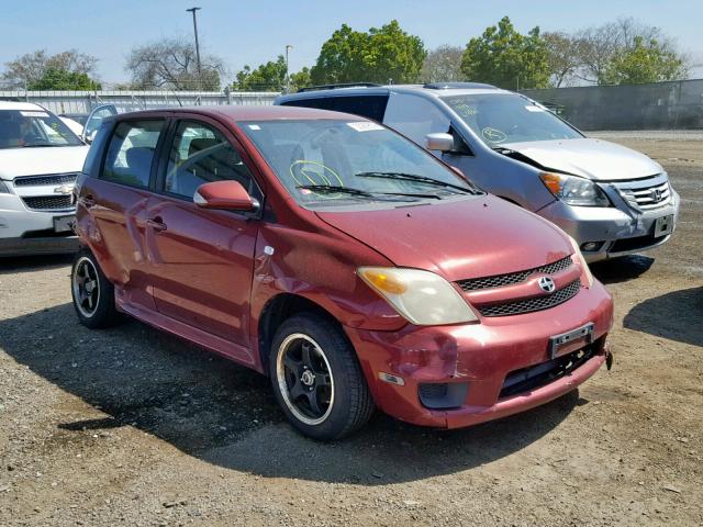 JTKKT624460155641 - 2006 TOYOTA SCION XA MAROON photo 1