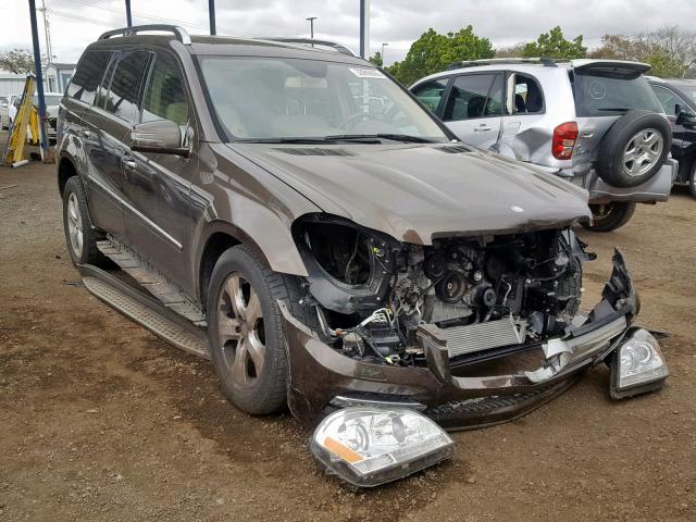 4JGBF7BE3CA785617 - 2012 MERCEDES-BENZ GL 450 4MA BROWN photo 1