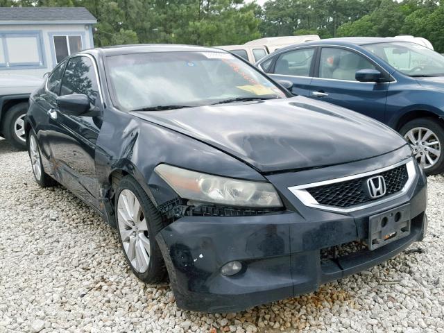 1HGCS22889A011035 - 2009 HONDA ACCORD EXL BLACK photo 1