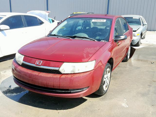 1G8AZ52F74Z147940 - 2004 SATURN ION LEVEL RED photo 2