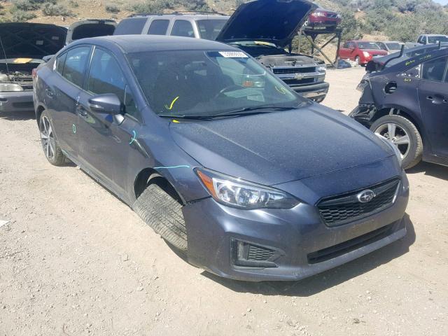 4S3GKAM63H3600115 - 2017 SUBARU IMPREZA SP BLUE photo 1