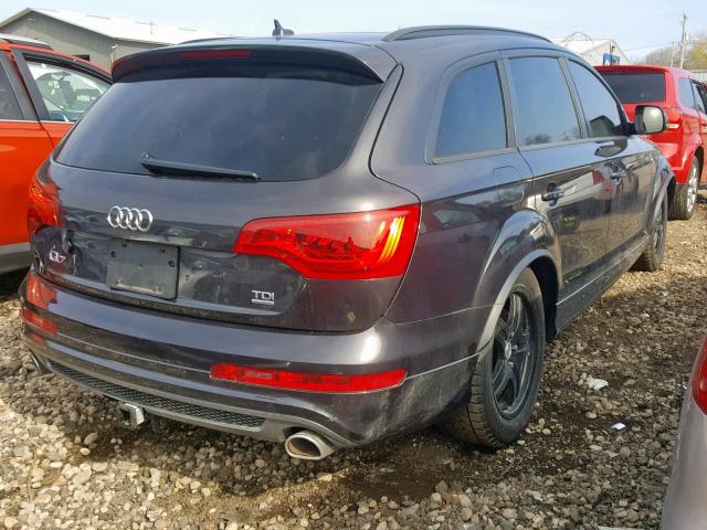 WA1WMAFE5FD003429 - 2015 AUDI Q7 TDI CHARCOAL photo 4