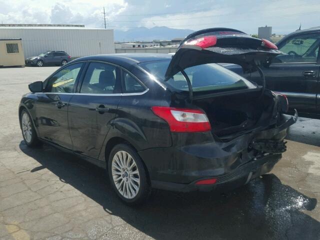 1FAHP3J22CL303239 - 2012 FORD FOCUS TITA BLACK photo 3