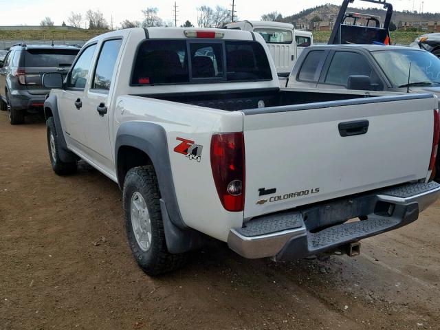 1GCDT136648208566 - 2004 CHEVROLET COLORADO WHITE photo 3