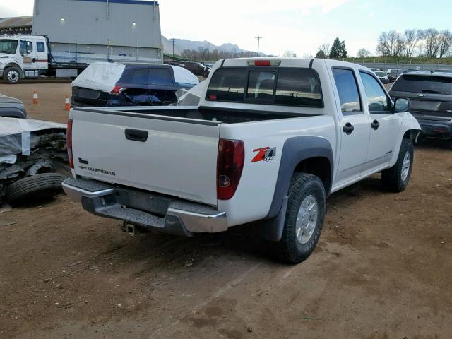 1GCDT136648208566 - 2004 CHEVROLET COLORADO WHITE photo 4