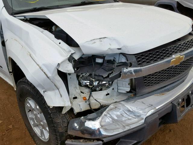 1GCDT136648208566 - 2004 CHEVROLET COLORADO WHITE photo 9