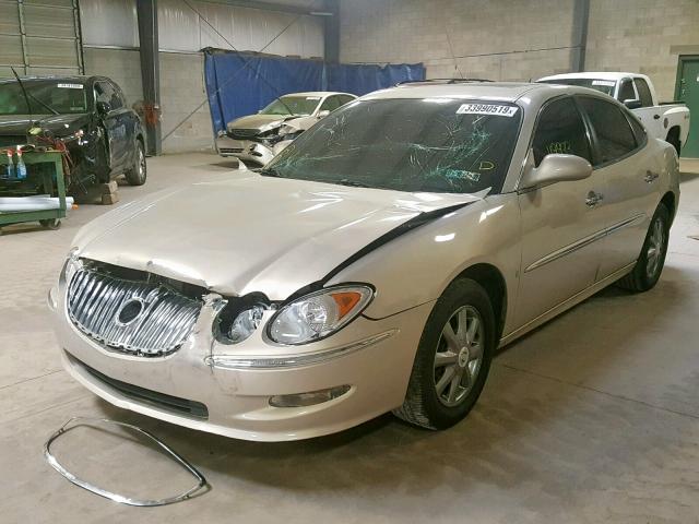 2G4WD582981204597 - 2008 BUICK LACROSSE C BEIGE photo 2