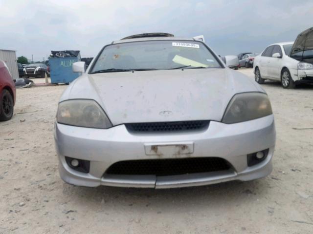 KMHHN65FX6U196935 - 2006 HYUNDAI TIBURON GT SILVER photo 9