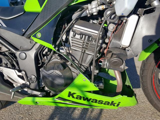 JKAEX8B13EDA07401 - 2014 KAWASAKI EX300 B GREEN photo 7