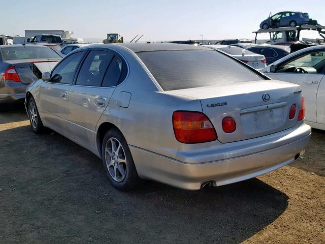 JT8BD68S4Y0107889 - 2000 LEXUS GS 300 SILVER photo 3