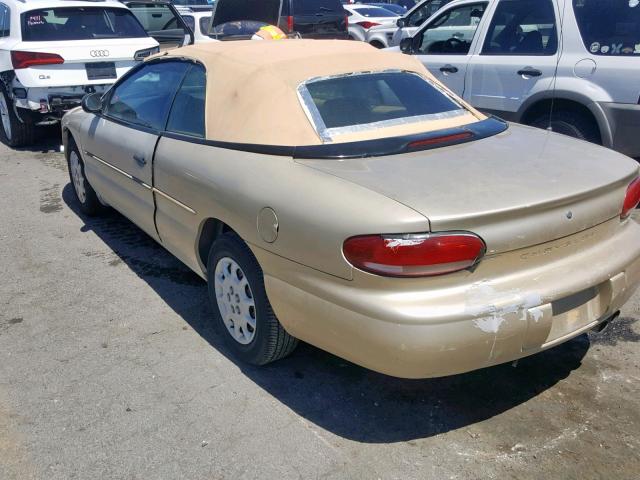 3C3EL45H5YT228226 - 2000 CHRYSLER SEBRING JX TAN photo 3