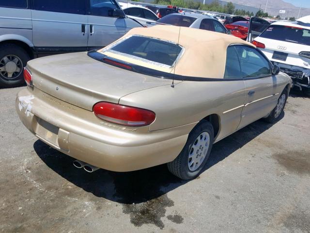 3C3EL45H5YT228226 - 2000 CHRYSLER SEBRING JX TAN photo 4