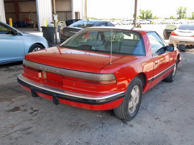 1G4EC13C2LB902310 - 1990 BUICK REATTA RED photo 4