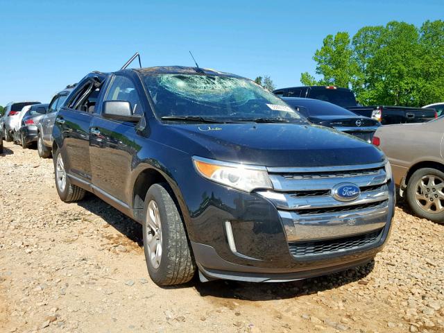 2FMDK3JC9BBA65206 - 2011 FORD EDGE SEL BLACK photo 1