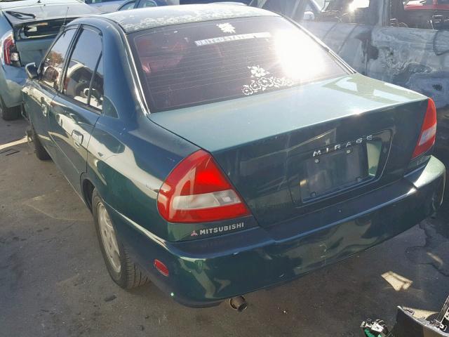 JA3AY36C0VU016553 - 1997 MITSUBISHI MIRAGE LS GREEN photo 3