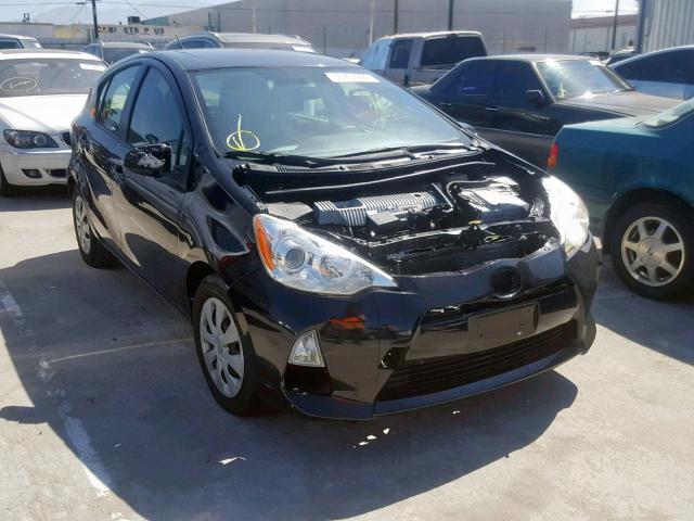 JTDKDTB3XC1024908 - 2012 TOYOTA PRIUS C BLACK photo 3