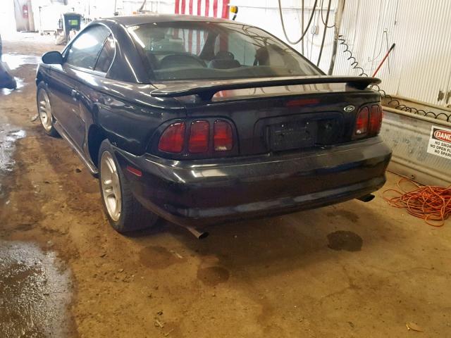 1FAFP42X3WF212832 - 1998 FORD MUSTANG GT BLACK photo 3