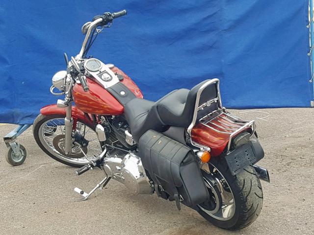 1HD1JL5138Y041335 - 2008 HARLEY-DAVIDSON FXSTC RED photo 3