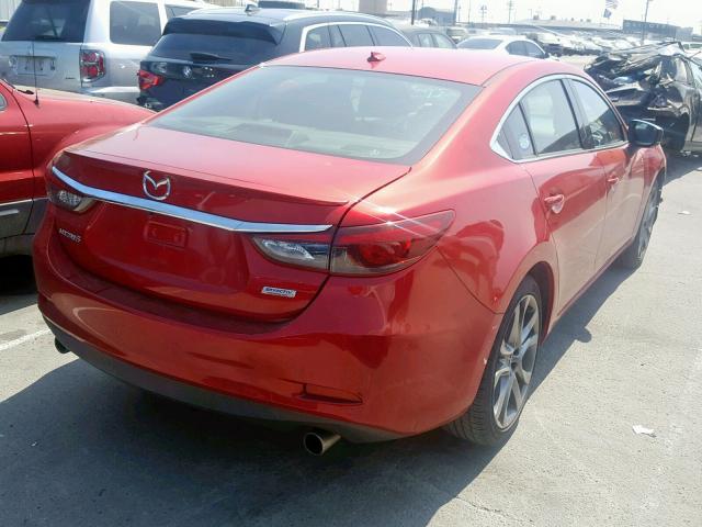 JM1GL1X5XH1119970 - 2017 MAZDA 6 GRAND TO RED photo 4