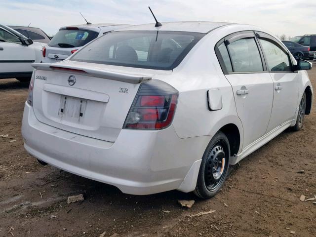 3N1AB6AP1BL647318 - 2011 NISSAN SENTRA 2.0 WHITE photo 4