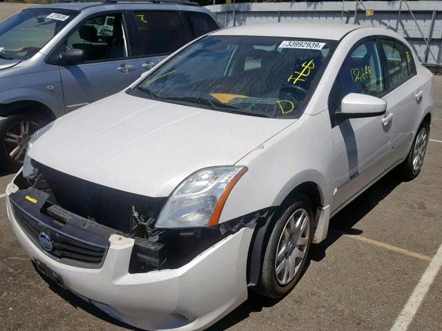 3N1AB6AP1CL739434 - 2012 NISSAN SENTRA 2.0 WHITE photo 2