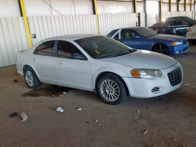 1C3EL46X04N322918 - 2004 CHRYSLER SEBRING LX WHITE photo 1