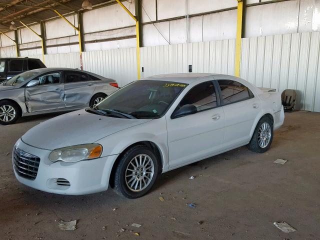 1C3EL46X04N322918 - 2004 CHRYSLER SEBRING LX WHITE photo 2