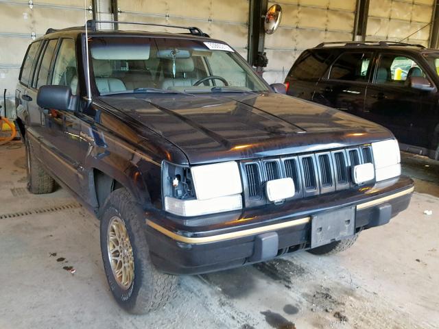 1J4GZ78YXSC714950 - 1995 JEEP GRAND CHER BLACK photo 1