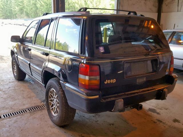 1J4GZ78YXSC714950 - 1995 JEEP GRAND CHER BLACK photo 3