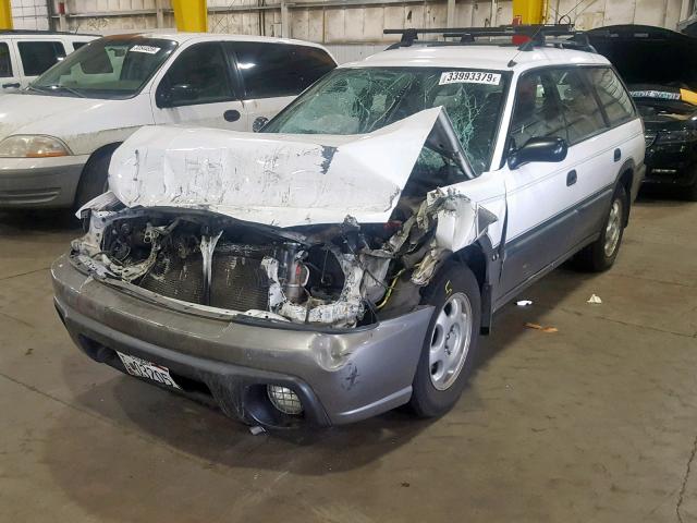 4S3BG4851T6374713 - 1996 SUBARU LEGACY OUT WHITE photo 2