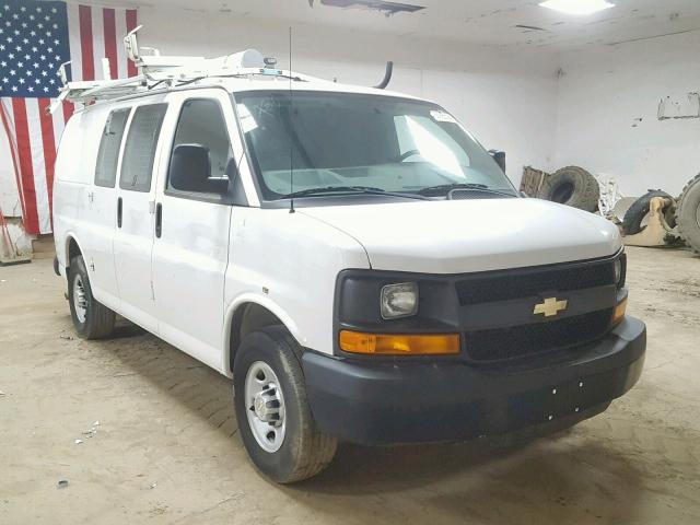 1GCWGFCB3D1902440 - 2013 CHEVROLET EXPRESS G2 WHITE photo 1