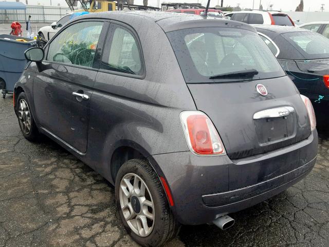 3C3CFFAR5FT710085 - 2015 FIAT 500 POP CHARCOAL photo 3