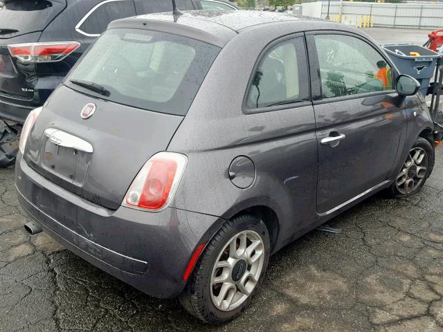 3C3CFFAR5FT710085 - 2015 FIAT 500 POP CHARCOAL photo 4