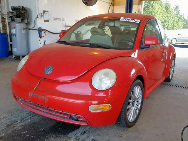 3VWBB61C1WM050102 - 1998 VOLKSWAGEN NEW BEETLE 红色 照片 2