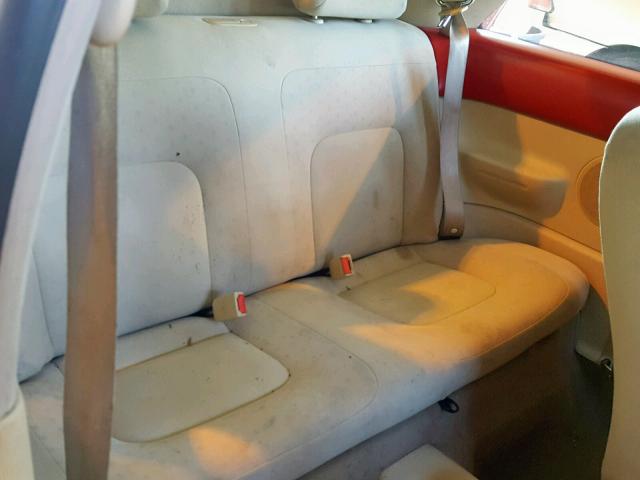 3VWBB61C1WM050102 - 1998 VOLKSWAGEN NEW BEETLE 红色 照片 6