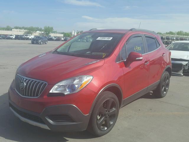 KL4CJESB1FB136151 - 2015 BUICK ENCORE RED photo 2