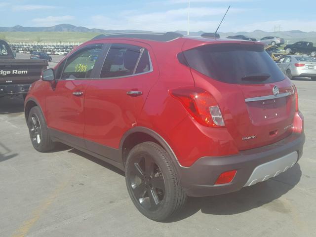 KL4CJESB1FB136151 - 2015 BUICK ENCORE RED photo 3