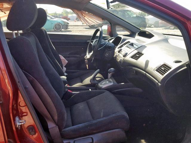 2HGFA1F6XAH503008 - 2010 HONDA CIVIC LX-S Շագանակագույն լուսանկար 5