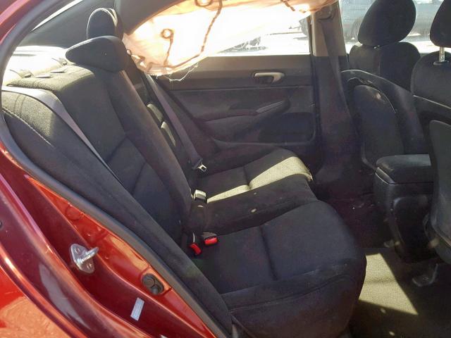 2HGFA1F6XAH503008 - 2010 HONDA CIVIC LX-S Շագանակագույն լուսանկար 6