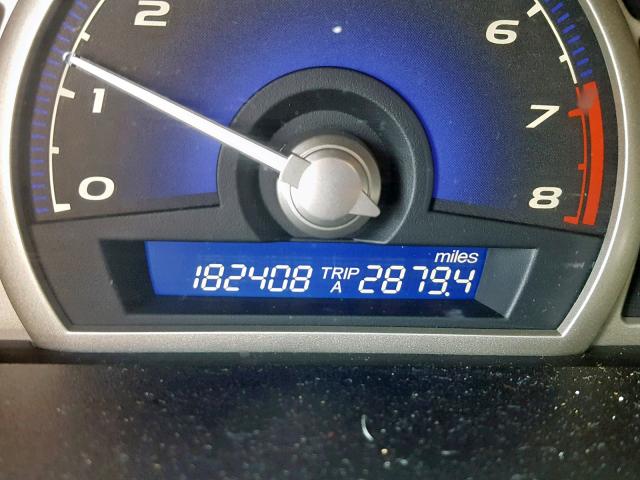 2HGFA1F6XAH503008 - 2010 HONDA CIVIC LX-S Շագանակագույն լուսանկար 8