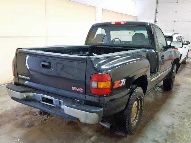 1GTEK14T6XZ509056 - 1999 GMC NEW SIERRA BLACK photo 4