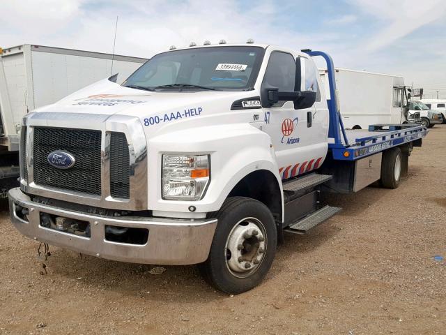 1FDNX6AY8GDA04367 - 2016 FORD F650 SUPER WHITE photo 2