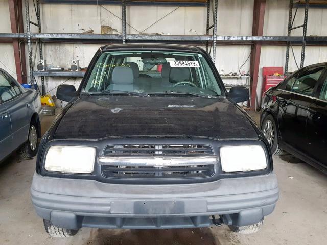 2CNBJ13CXY6925661 - 2000 CHEVROLET TRACKER BLACK photo 9