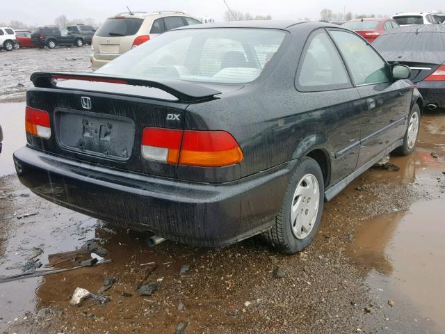 1HGEJ6221VL024805 - 1997 HONDA CIVIC DX BLACK photo 4